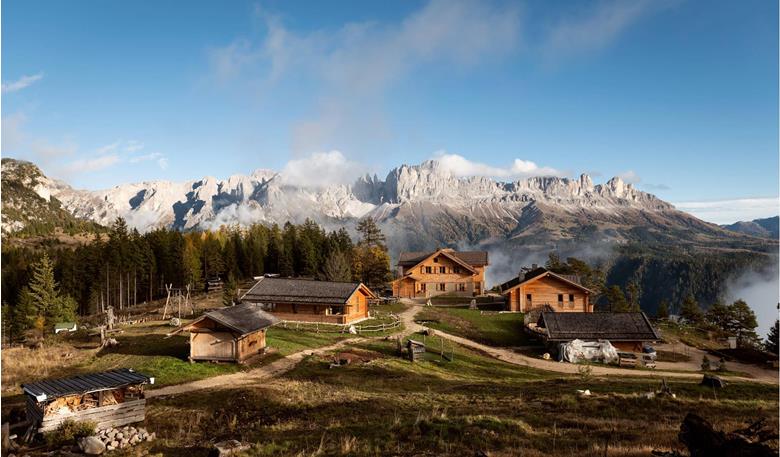 Autumn pleasures in the Dolomites region Seiser Alm